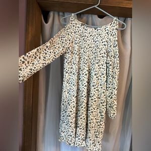 Floral Open Shoulder Dress